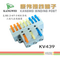 PCT-123456KV快速接线端子灯具按压式4平方电线连接头器并线分线