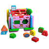 Three dimensional geometric constructor for mother, intellectual wooden toy