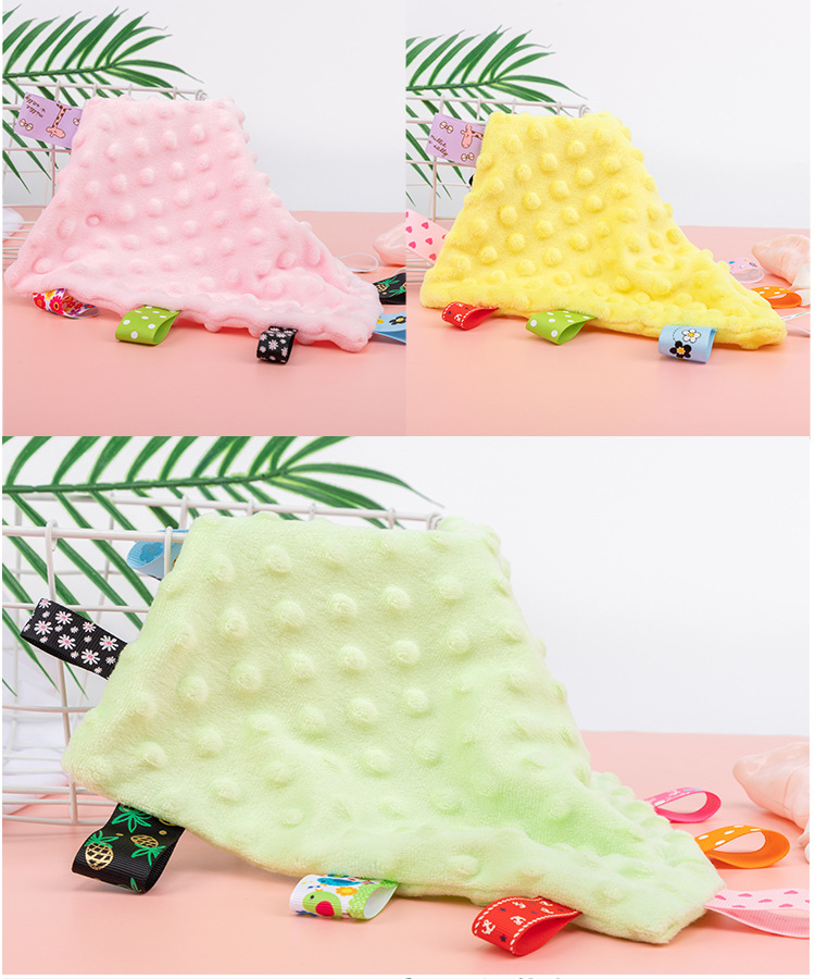 48g Weight Handkerchief Toy Toys Type 1 Piece Quantity Flannel Material Children Unisex Solid Color Flannel Handkerchief Toy