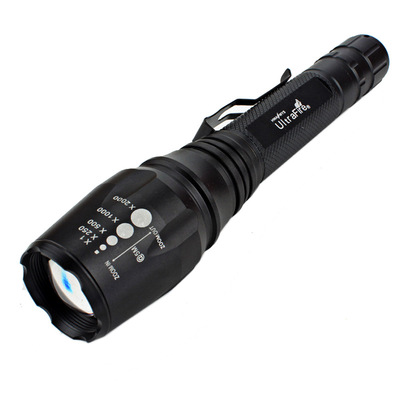猎虎 X2-T6伸缩变焦1000流明调光远射户外充电 LED强光手电筒混批|ms