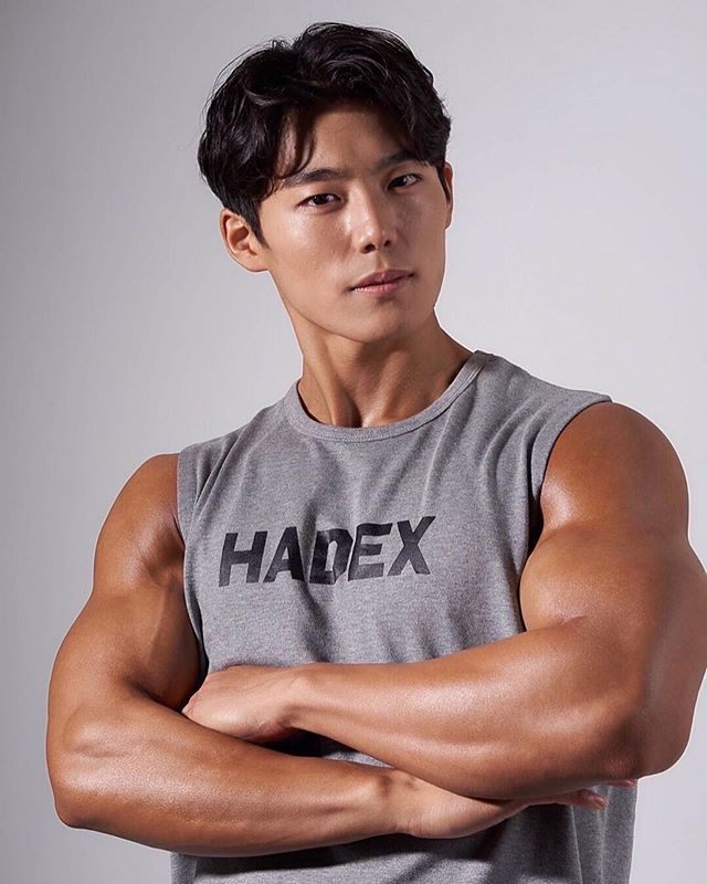 Men's Korean Style Fitness Trendy Pure Cotton Vest Sleeveless T-Shirt For Muscular Figures Running Training Sports Clothing_viptrois.com