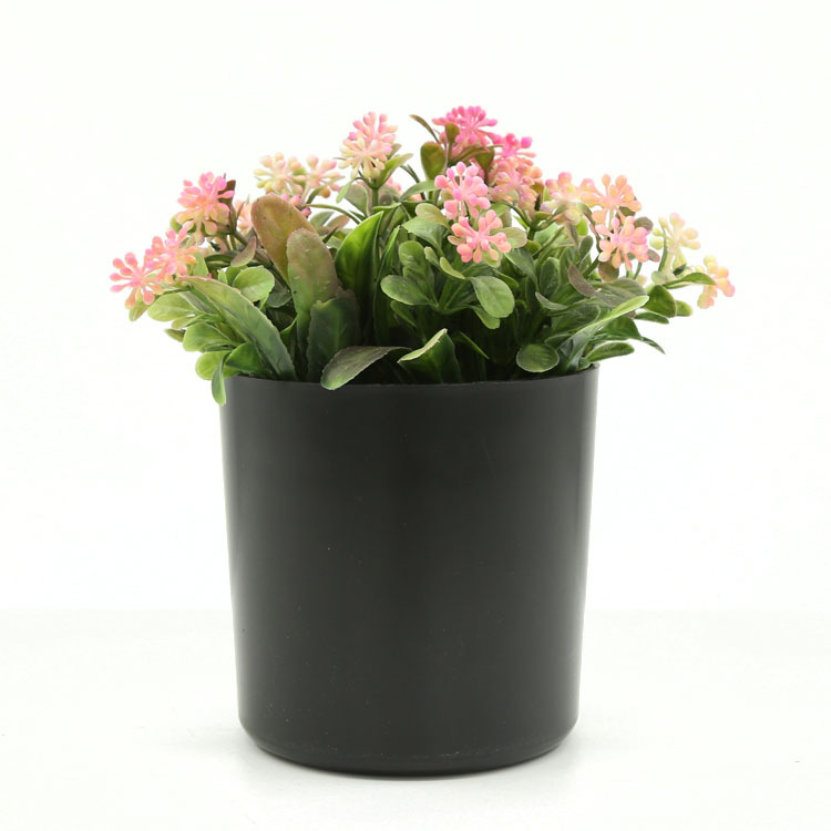 厂家供应北欧现代简约塑料花盆仿真植物花盆P05系列详情图5