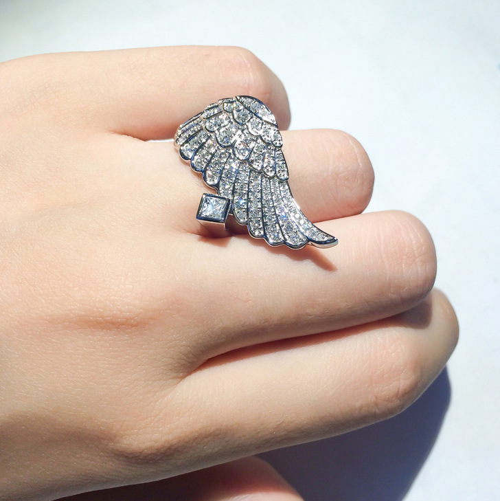 Bague Ange Portée