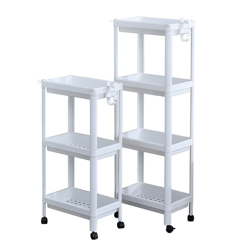 Bathroom floor-standing storage rack bathroom gap storage rack kitchen narrow cabinet refrigerator washing machine living room storage rack