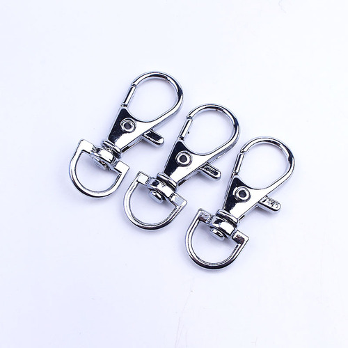 Manufacturer hook buckle zinc alloy key chain metal dog buckle DIY jewelry hardware jewelry accessories pendant
