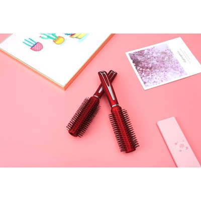 圓滾梳卷發梳滾筒梳子卷發劉海梳梨花內扣造型美發直發按摩男女梳