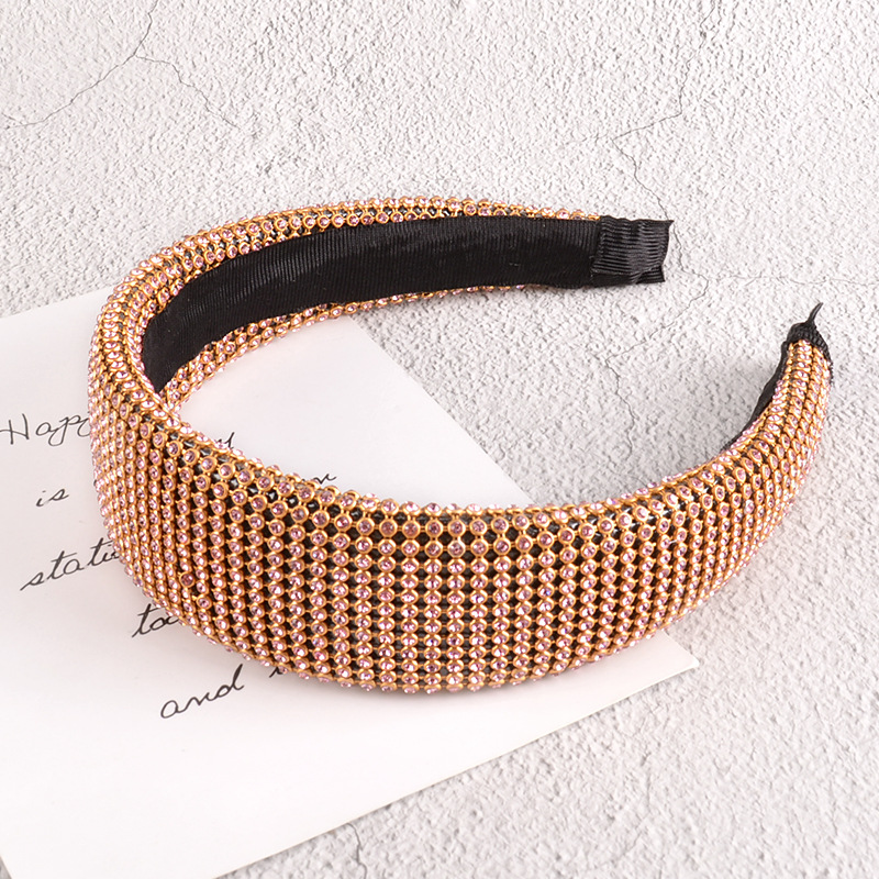 Diamantbesetztes Breitkantiges Strass-stirnband Mit Mode display picture 8