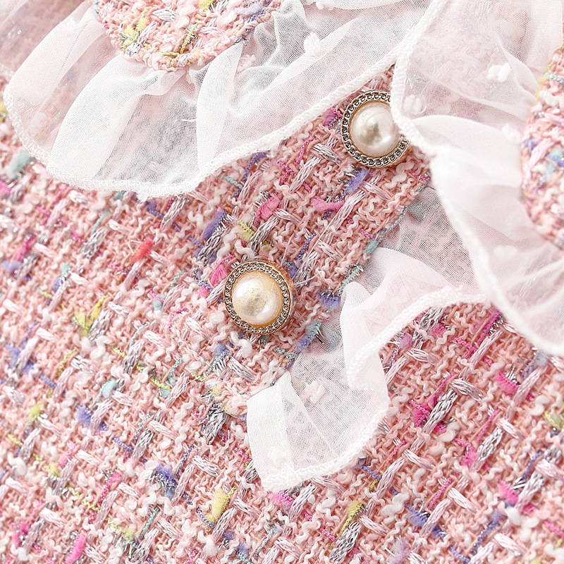 Mädchen Kleines Duftkleid Herbst Baby Mädchen Langarm Kinderkleid_voghion.com