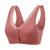 Underwear for mother, cotton thin tank top, push up bra, wireless bra, for middle age, plus size