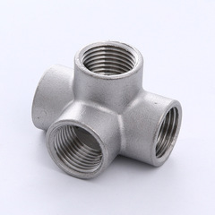 304 stainless steel three-dimensional four-way wall corner right-angle thread three-way four-way 4-point 6-point three-way four-way joint