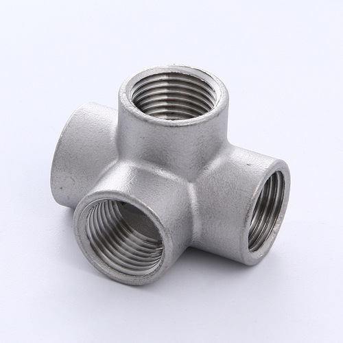 304 stainless steel three-dimensional four-way wall corner right-angle thread three-way four-way 4-point 6-point three-way four-way joint