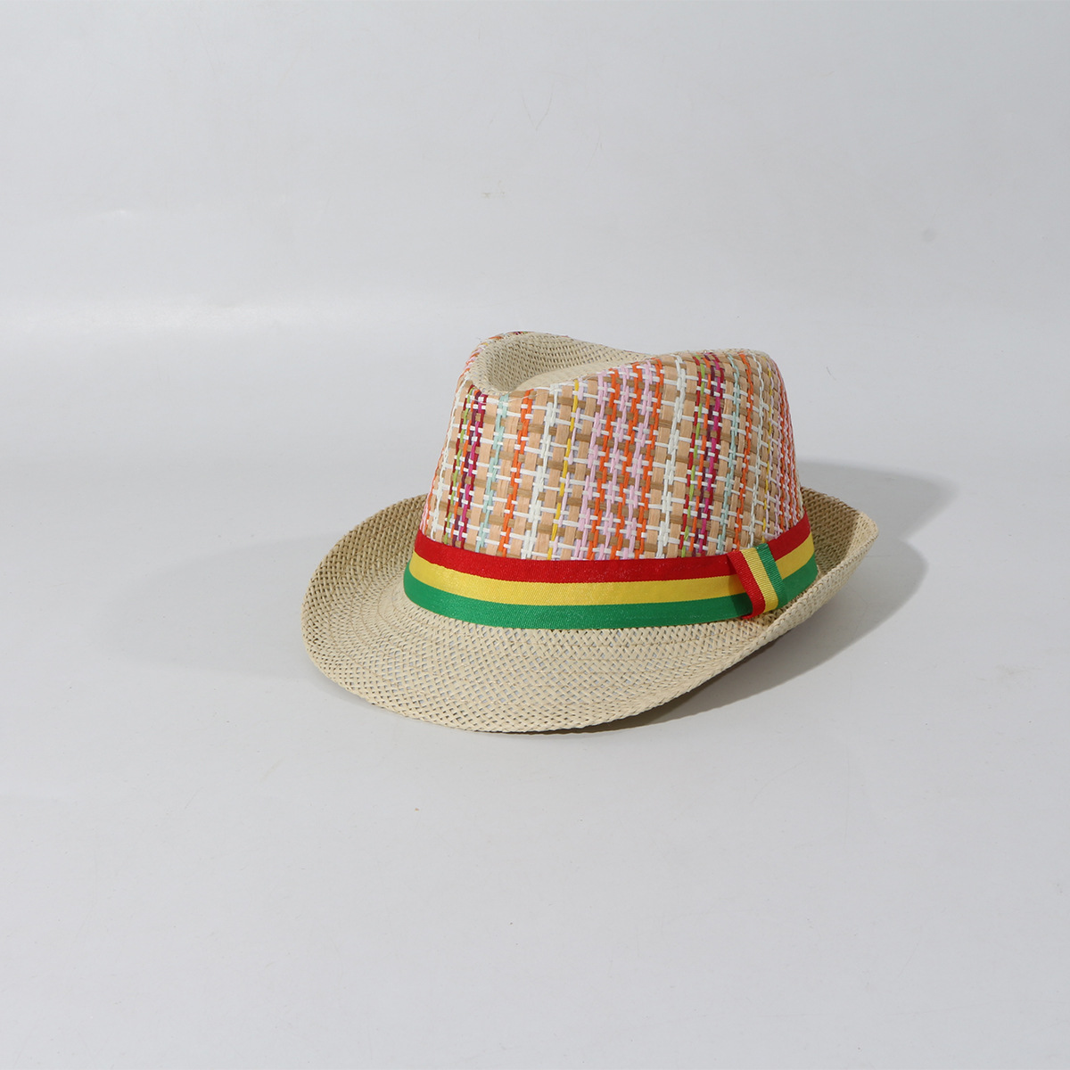 Sombrero Para Niños Verano Sol Jazz Top Hat Verano Paja Sombrero Moda Mujer Sombrero Venta Al Por Mayor Nihaojewelry display picture 2