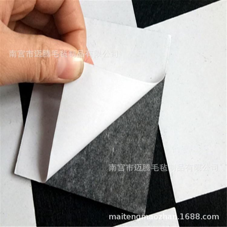 厂家批发 背胶无纺布 单面背胶无纺布 自粘无纺布 可