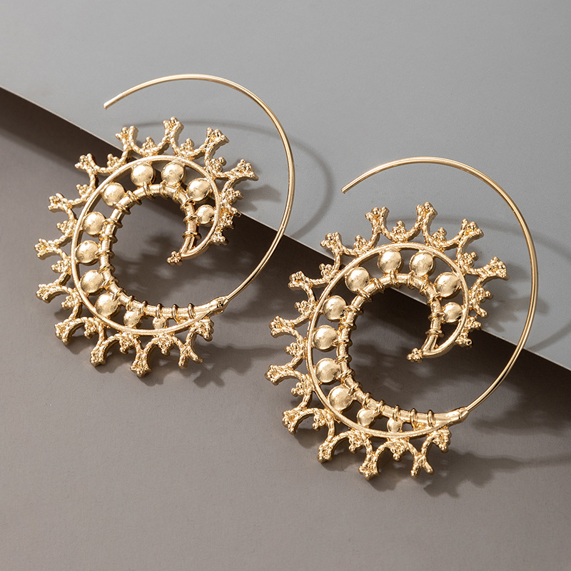 Fashion Geometric Plating Alloy Earrings display picture 2