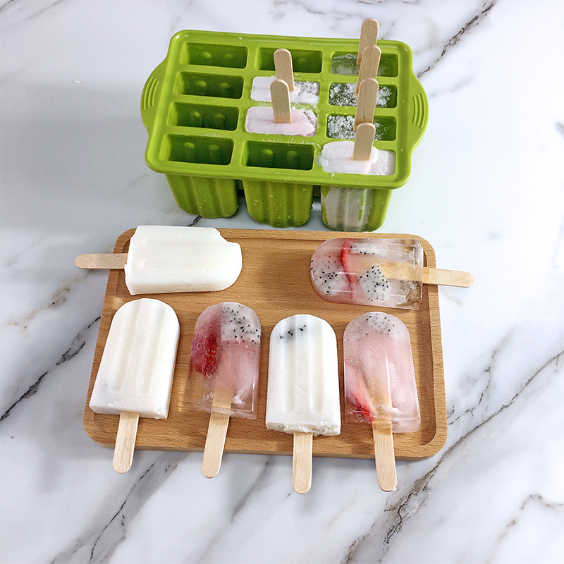 12 helados de silicona molde de helado helado molde de helado helado molde de helado helado molde de helado adorable para niños