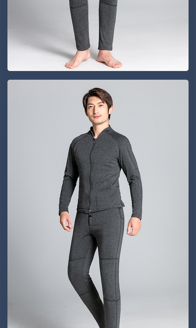 Quần legging nữ lót lông cừu cạp cao giữ ấm mùa đông — Nam lót nhung (YF20811) chi tiết 10