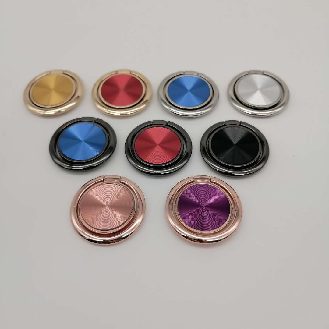 Mobile phone bracket ring buckle CD pattern metal mobile phone buckle ultra-thin ring round metal magnetic lazy gift bracket