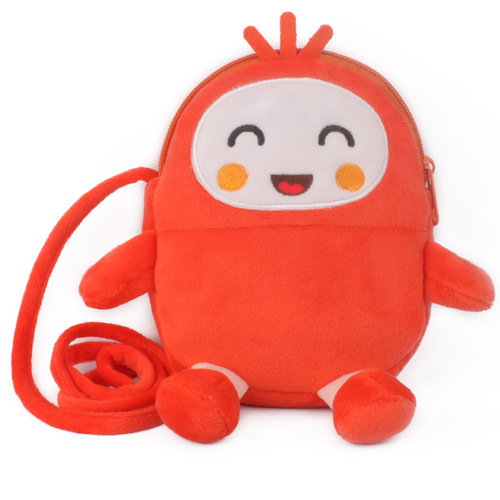New cute baby children's plush crossbody bag shoulder rope mobile phone bag bag travel casual card bag