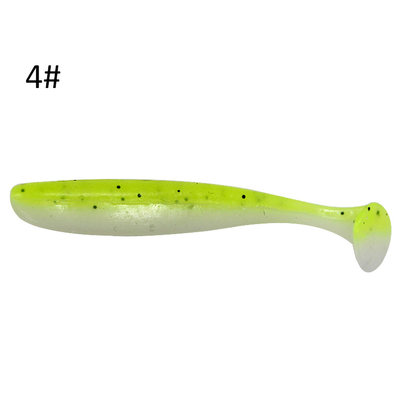 2 PCS Paddle Tail Fishing Lure Soft Baits Black Drum Mangrove Jack Fresh Water Fishing Lure