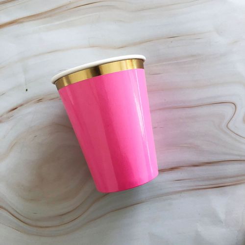 Party disposable paper cups colorful thick coffee cups cold drink cups cake cups eco-friendly material children household