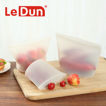 廠家現貨硅膠食品級保鮮袋收納袋家用水果蔬菜冰箱冷凍冷藏密封袋