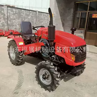 可牵引属具小型拖拉机 大棚低矮型四轮拖拉机 小型四驱农机