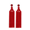 Woven ethnic fashionable earrings handmade, boho style, ethnic style, wholesale