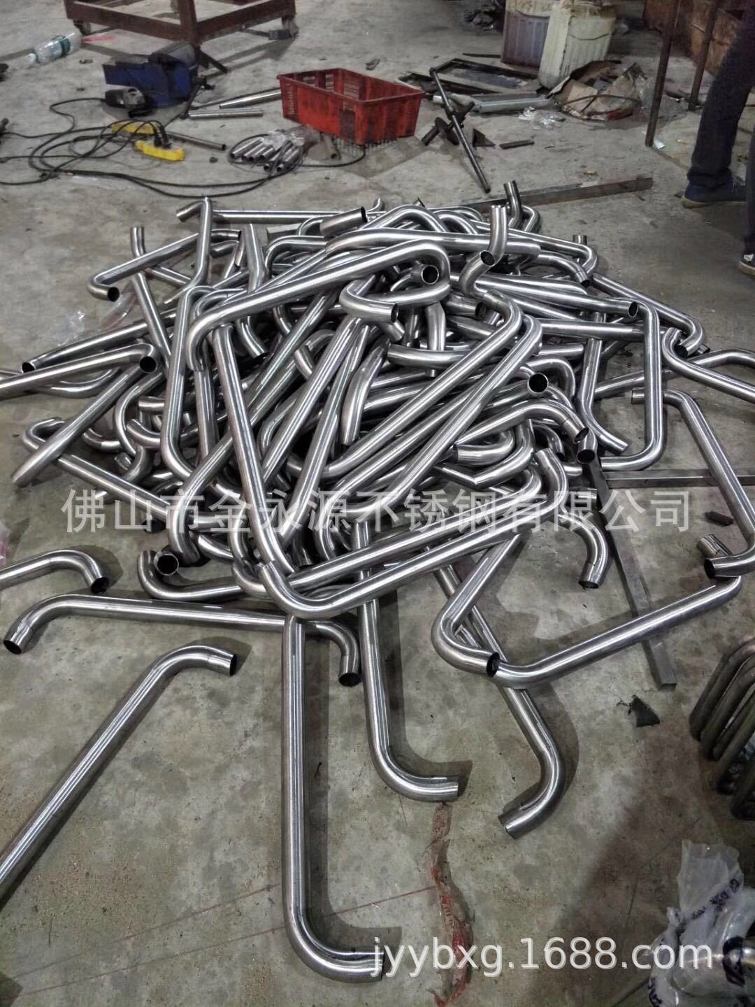 桌椅用高铜不锈钢折弯管，不锈钢201高铜管包折弯加工