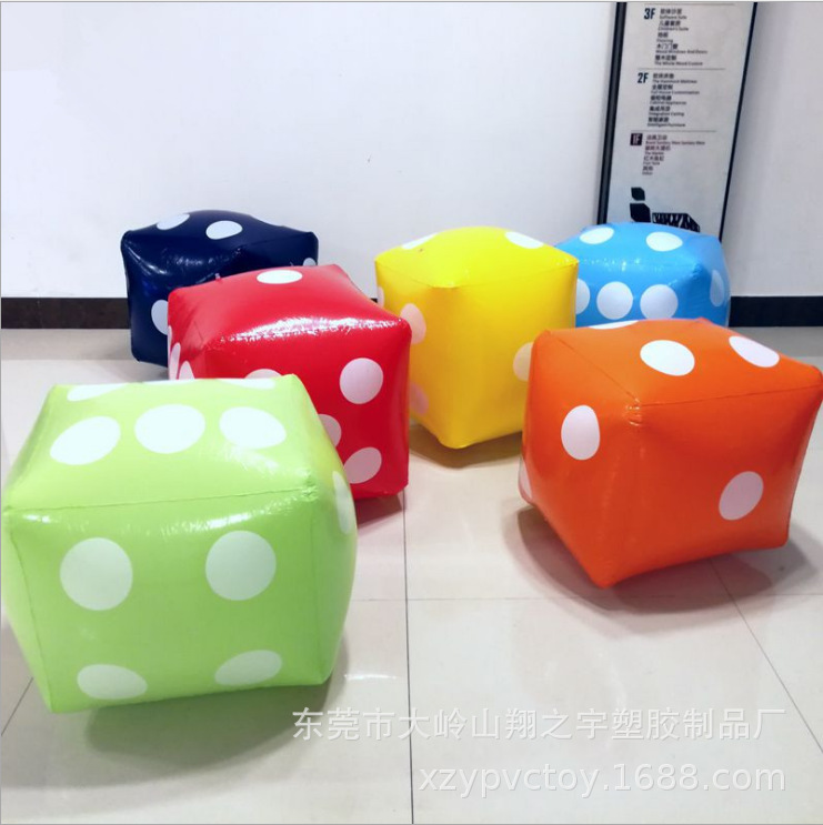 Inflatable dice PVC, toy