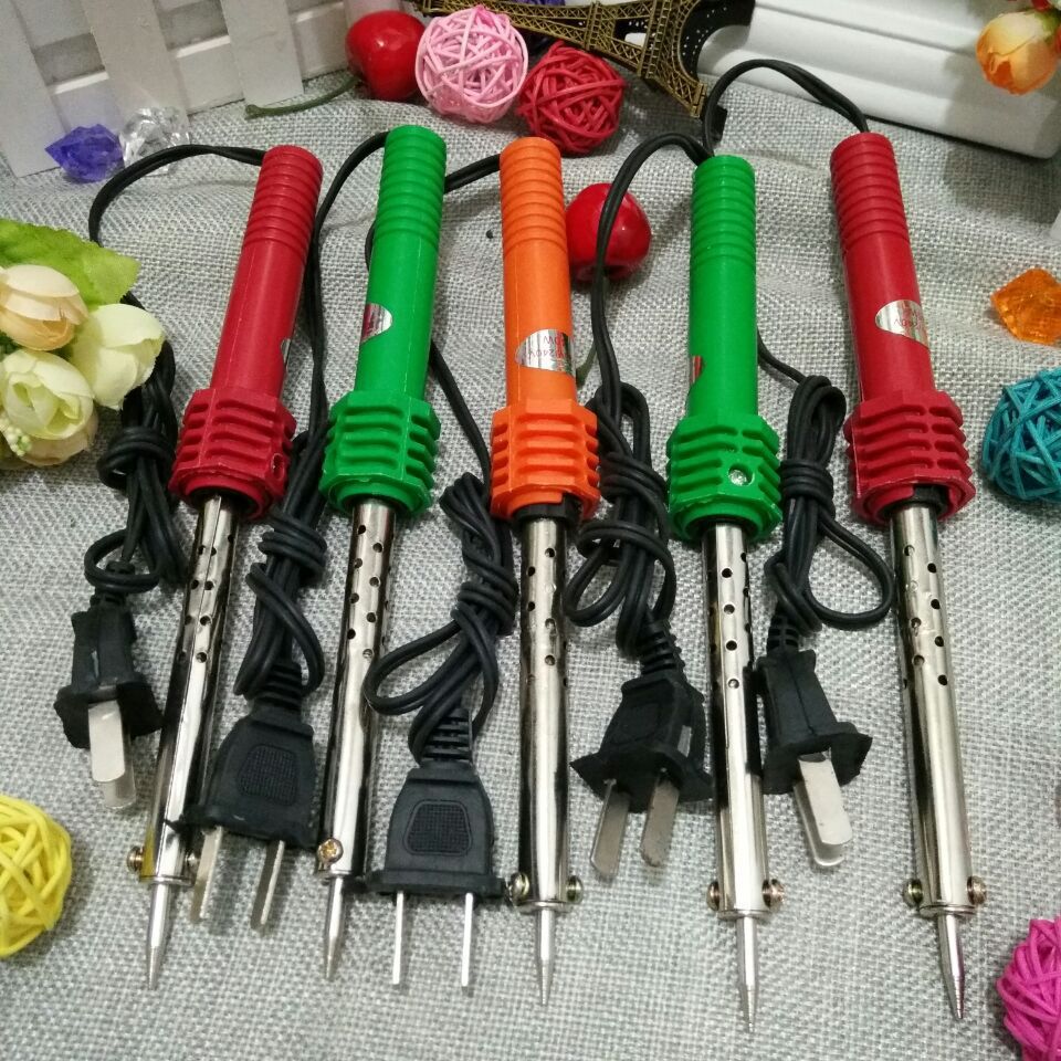 电烙铁 外热式塑料柄 维修 用学生焊接工具烙铁维修