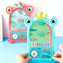 青蛙趣味彈珠機兒童益智玩具六一禮物桌面游戲機互動彈球玩具游戲