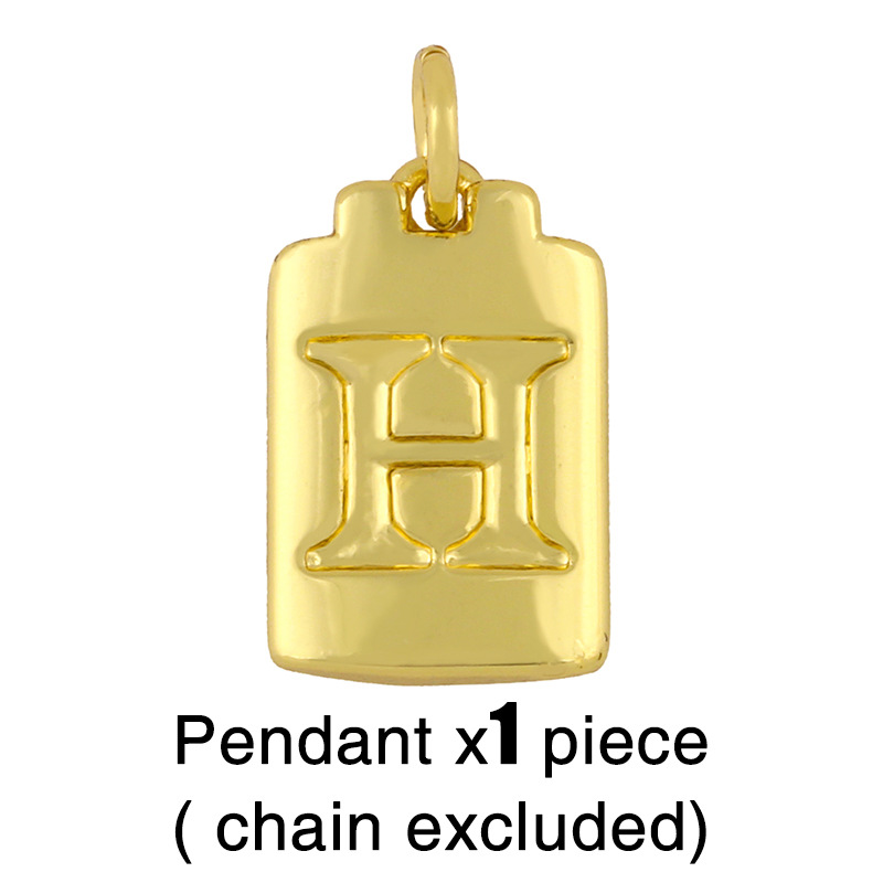 Fashion Letter 18k Gold Plated Necklace In Bulk display picture 31