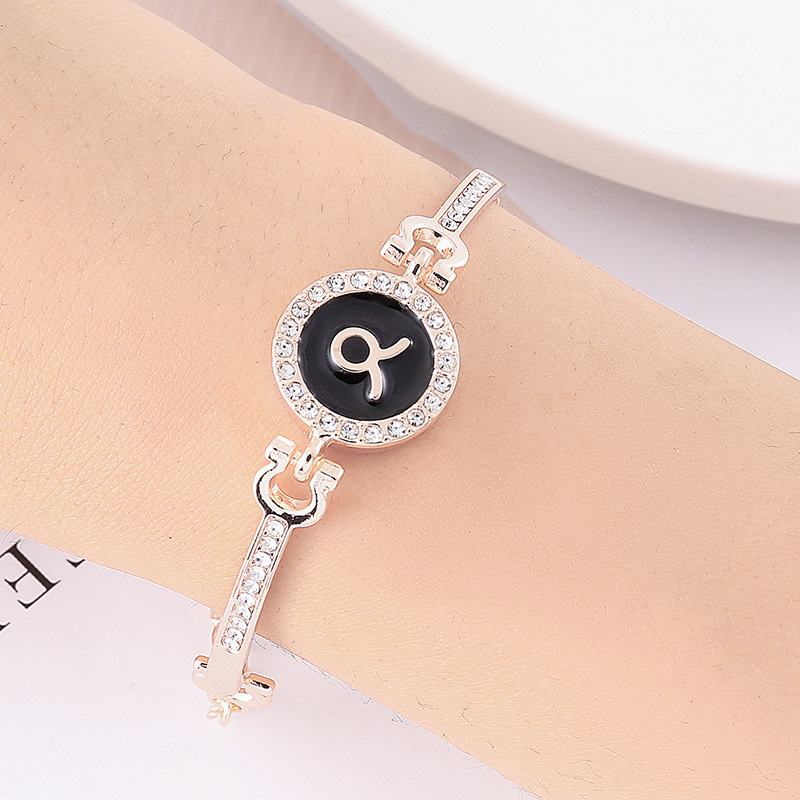 Fashion Constellation Alloy Rhinestone Women's Bracelets display picture 5