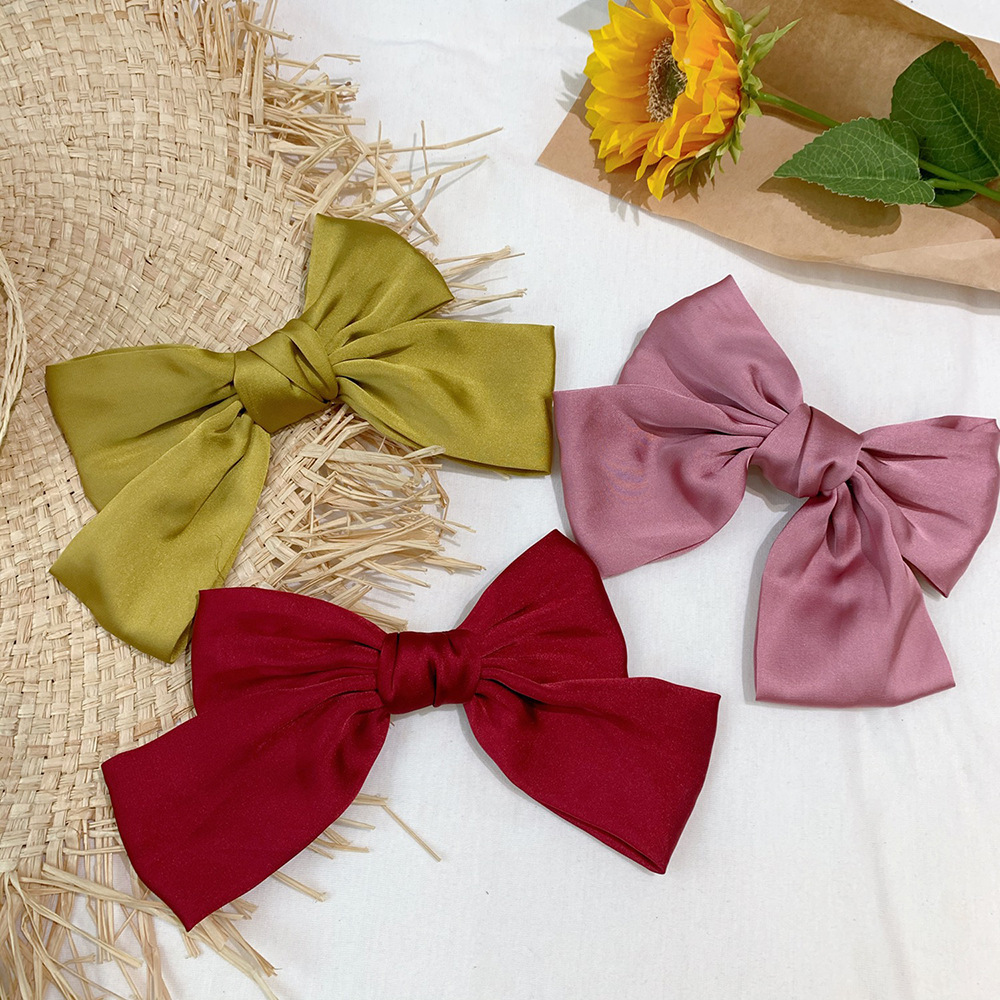 Princess Bow Knot Cloth Hair Clip display picture 7