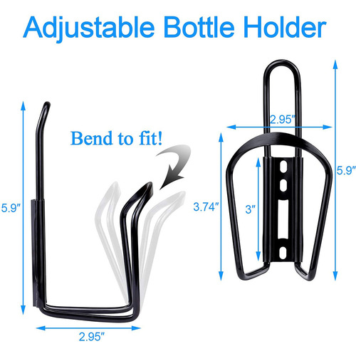 Cross-border bicycle aluminum alloy water bottle rack mountain bike water cup holder outdoor cycling water bottle holder bicycle accessories