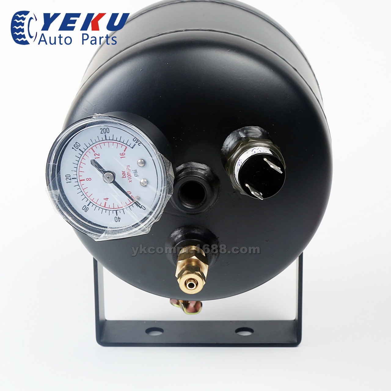 0.5gal小车载储气罐90-120psi压力开关