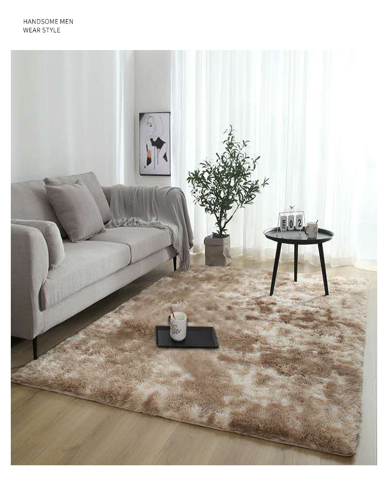 家居客厅地毯,卧室满铺地垫,阳台垫,入户门垫,榻榻米垫,可定制扎染地毯