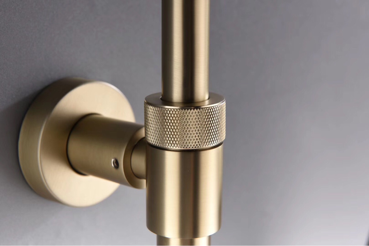 Description Picture 6 of itemBrushed Gold Shower System 10" Shower Faucets Bathroom Rain Shower Head 3-Setting Handheld Shower Faucet Set