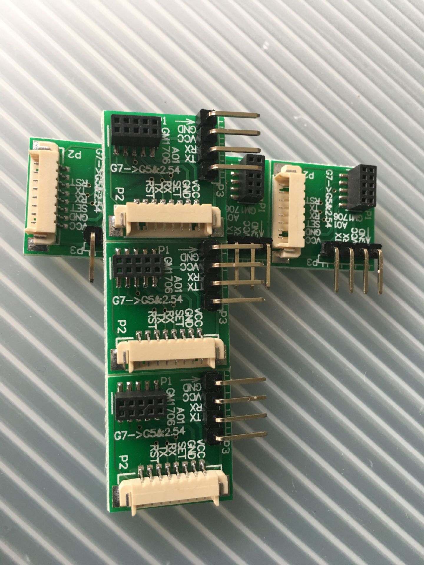 攀藤PM2.5粉尘传感器系列专用 转接板底板线路板G5G3G7