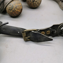 古玩铜器收藏铜马铃铛挂件工艺品仿古做旧铜铃铛配饰八卦铃铛