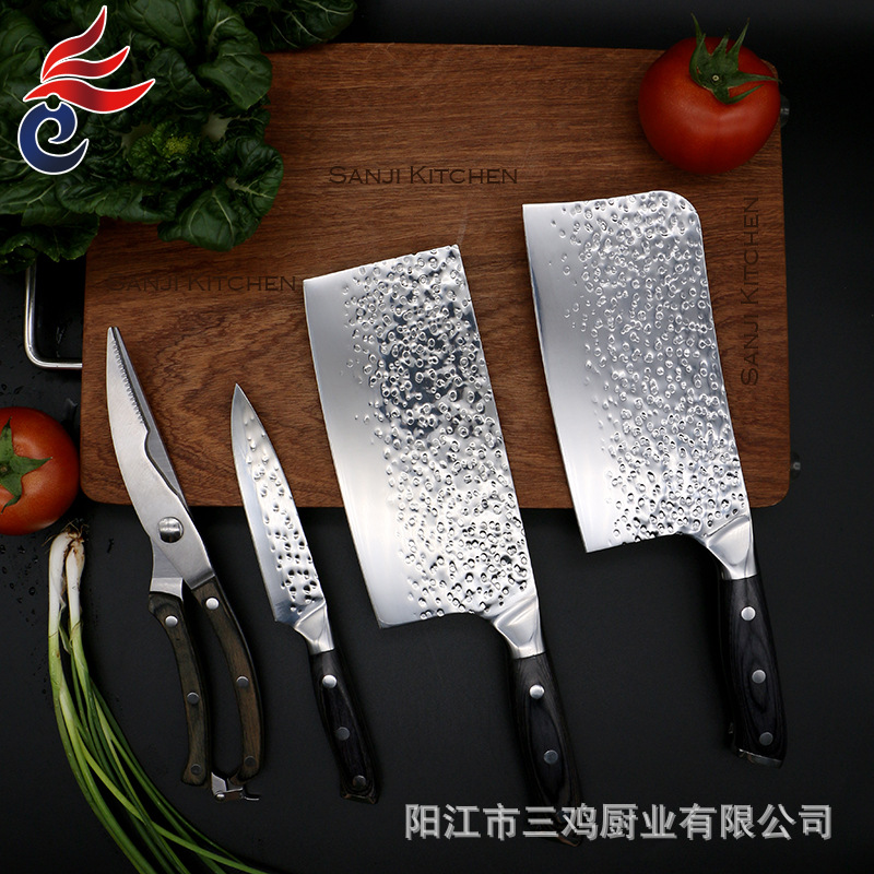 kitchen knife superior quality household Kitchen Knives stainless steel tool Four piece suit Kitchen Knife Fruit knife Kitchen knife