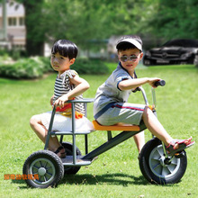 科技灰儿童车.幼儿园脚踏车.过家家玩具亲子活动团体比赛游戏器材