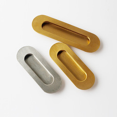 Factory supply stainless steel drawer hidden pull modern embedded wardrobe hidden invisible sliding door handle