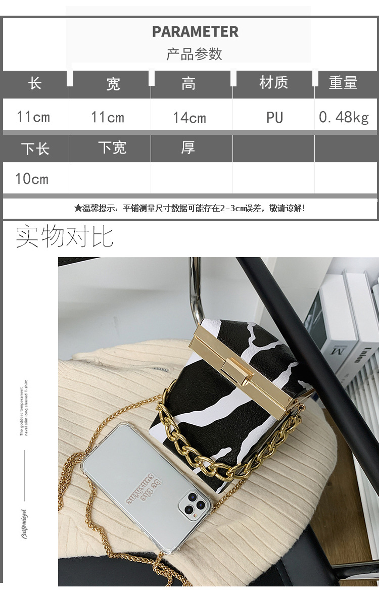 Fashion  New Texture Chain One Shoulder Messenger Bag display picture 13