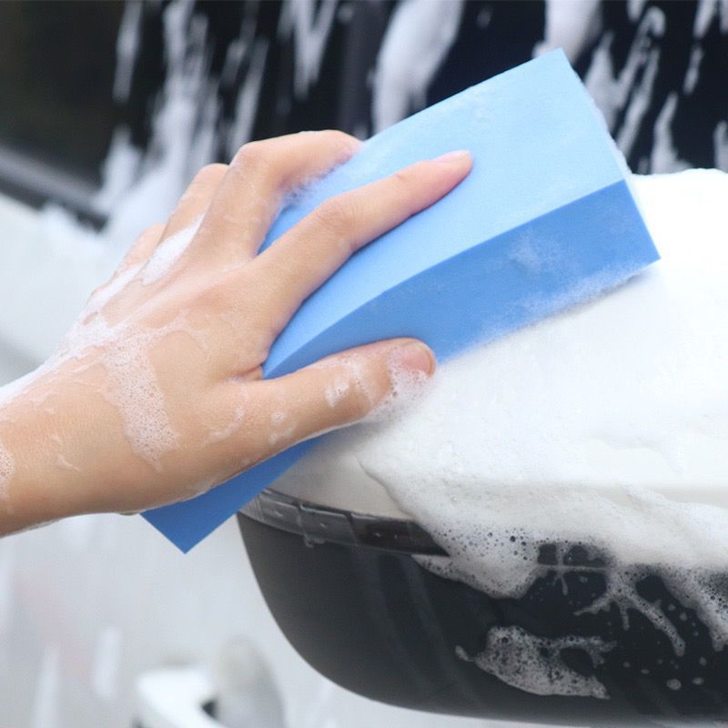 PVA esponja de lavado de coches Nano de alta densidad absorbente esponja cuadrada de piel de venado suministros de limpieza y mantenimiento de automóviles image 4