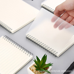 Simple Wire-bound Business Notebook A5B5A6 Ruled Grid Spiral-bound Detachable Journal Notebook