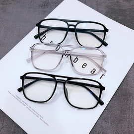 TR90眼镜框 复古眼镜架 双梁飞机款眼镜架网红眼镜框K087