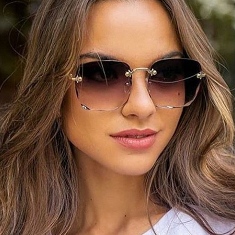 Brand fashionable two-color sunglasses