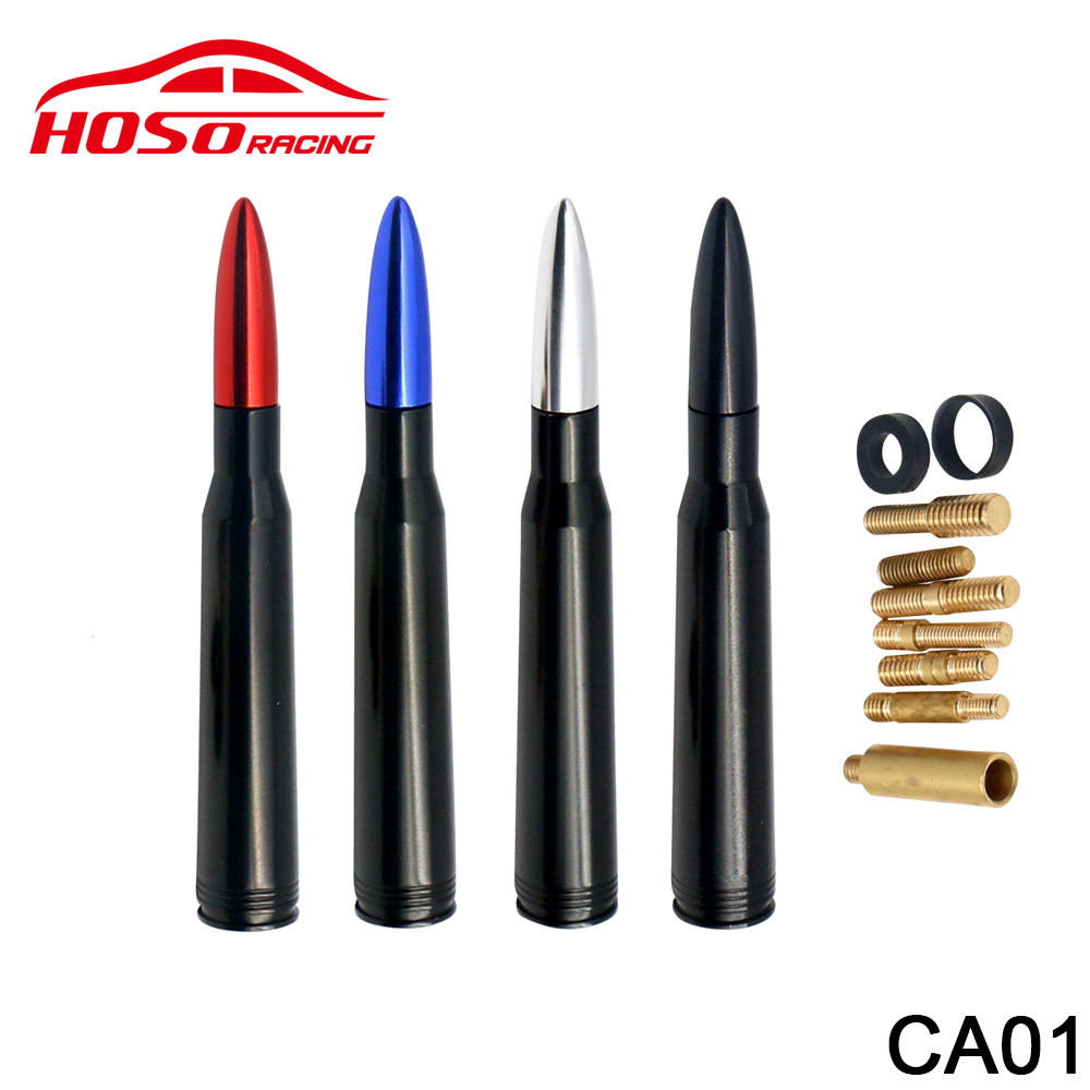 Car Modified Decorative Roof Antenna Aluminum Alloy Wrangler Off-road Vehicle Bullet Antenna