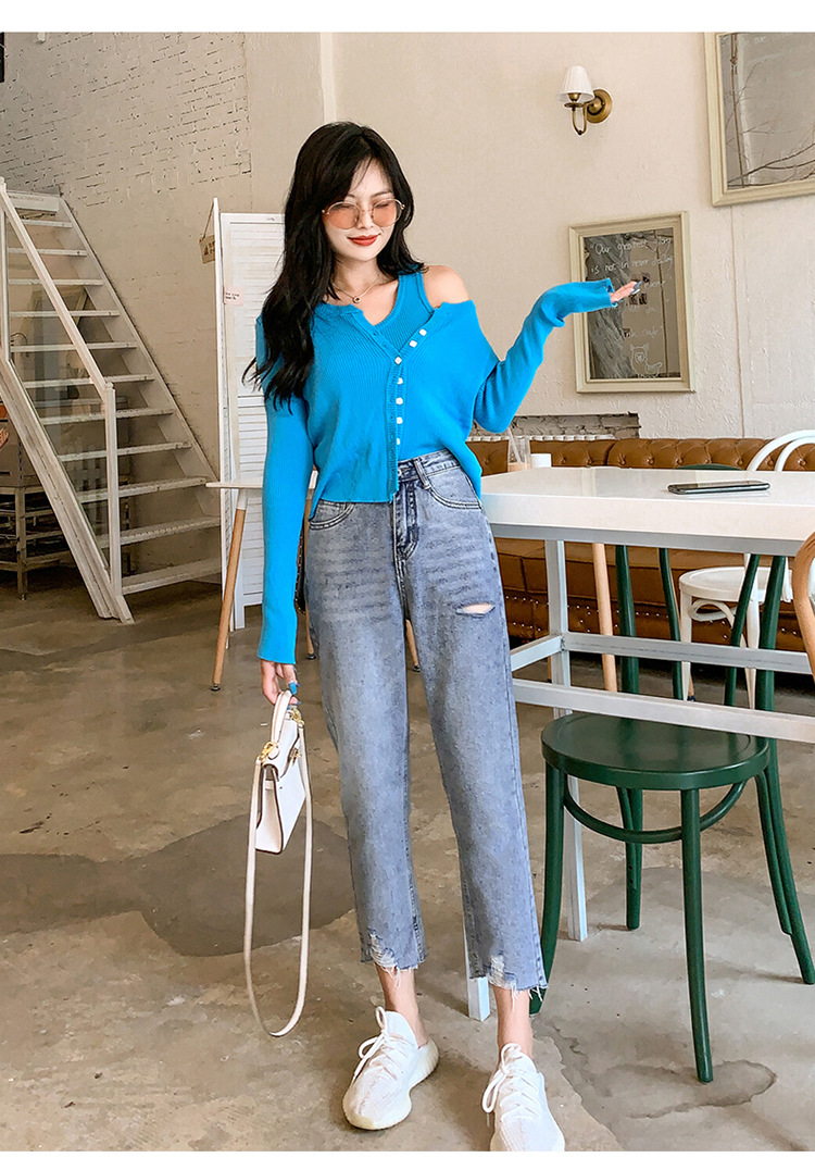 Pantalon léger femme en coton - Ref 3430260 Image 46